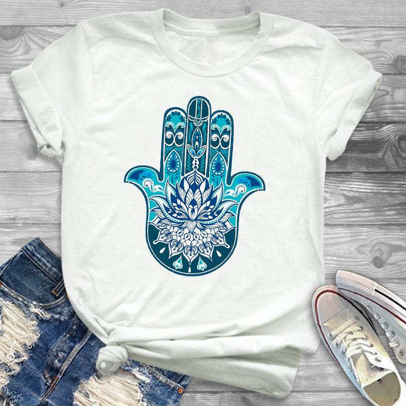 Sunflower Painting Flowers Womens Female Graphic T Shirt Women 90S Harajuku Kawaii Fashion T Shirt Streetwear
