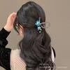 2025 New Flower Hair Claw For Women Elegant Chinese Style Magnolia Bamboo Leaf Peach Blossom Hair Clips Summer Beach Shark Claws