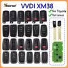 Xhorse VVDI XM38 Car Remote Control Key for Toyota for Lexus By Plus Max VVDI2 MINI Key Tool XSTO01EN 8A 4D 4A Chip Car Generate