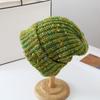 55-59 см Вязаная шапка Высокая эластичность Бини Милая Универсальный размер Игривая Толстая пряжа Тепло Ручная работа Крючком Мода Многоцветная