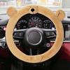 Steering Wheel Case Cartoon Design Non-slip Plush Protective Car Steering Cover for Auto