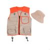 Kids Explorer Vest and Hat Costumes Set Party Outdoor Activity Adventure Clothing for Young