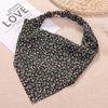 Floral Print Cloth Women Floral Turban Hair Accessories Triangle Hair Headband Elastic Headband