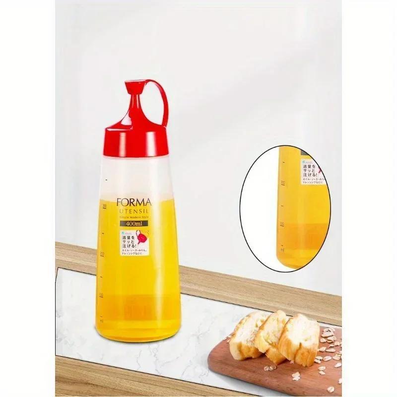 Удобная бутылка для меда с дозатором для приготовления пищи, креативная бутылка для масла, предотвращающая протекание масла, пластиковая емкость для масла с острым носиком, кухонные инструменты