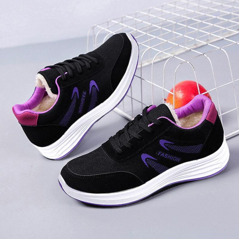 Модные кроссовки для бега Женская спортивная обувь Уличная обувь на шнуровке Кроссовки на платформе с воздушной сеткой Дышащие кроссовки для ходьбы Бег трусцой Тренажеры для спортзала