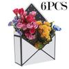 6 шт. Креативная коробка для хранения букета цветов в виде конверта, Свадебная вечеринка, День святого Валентина, Складные коробки для цветов для подарочной упаковки