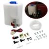 1.5L 12V Universal Windshield Washer Bottle Tank Pump Wiper System Reservoir Kit Jet Switch Clean Tool