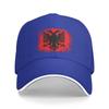 Fashion Albania Flag Baseball Cap Unisex Women Adjustable Albanian Eagle Coat of Arms Dad Hat Outdoor