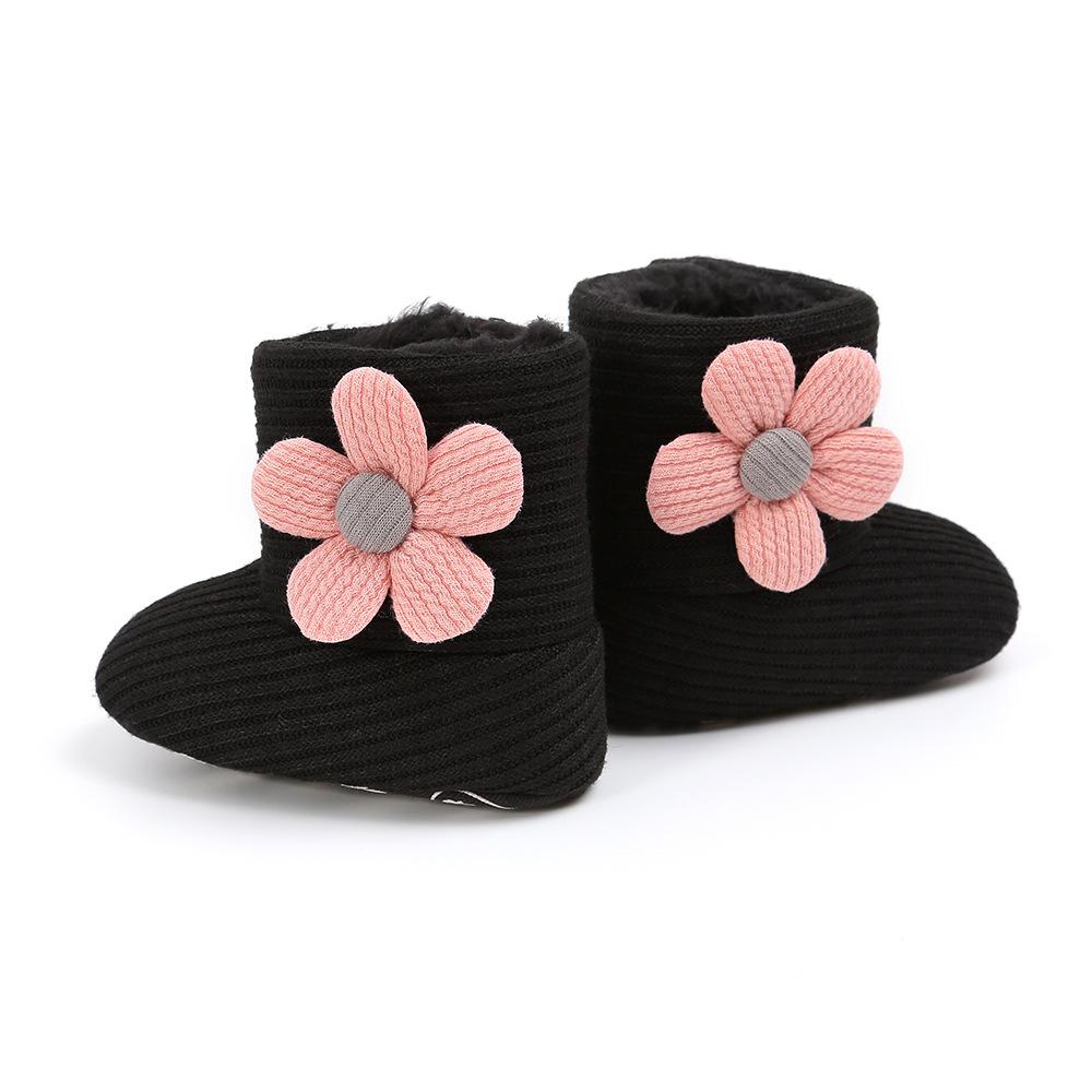 MYGGPP Boots Warm 0-1 Year Old Baby Soft Bottom Shoes Baby Shoes Padded Snow Boots Cotton Boots Baby Shoes Cloth Bottom