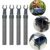 4 Pieces Camping Cart Table Bracket Telescopic Desk Leg Multifunctional Lifting for