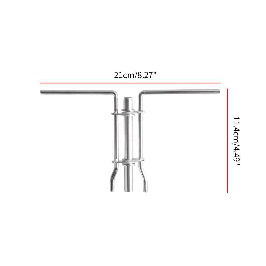 Hydraulic Cylinder Piston Rod Seal U-cup Installation Tools Kit Universal Metal Seals Installation Tool Kit 3pcs S M L