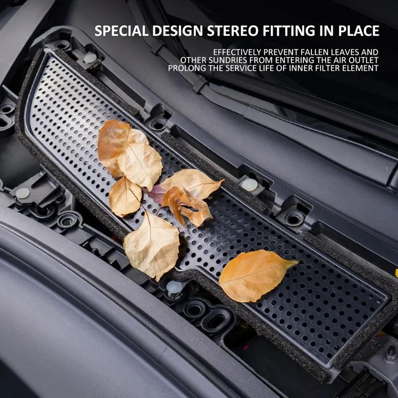 Air Intake Filters for Tesla Model 3 2017-2020 Grille Cover Inlet Vent Protector Internal External Flow Protection Accessories