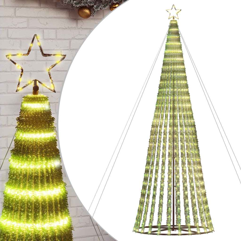 LED Christmas Tree 1028 Warm White LEDs 403 cm