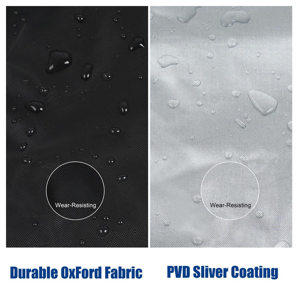 Outboard Motor Cover 420D Waterproof Boat Motor Cover 0-350HP UV-Proof Black boat marine engine cover for Boat motors