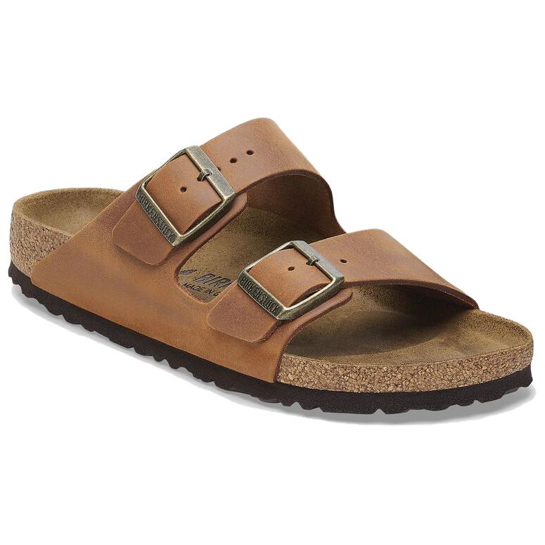 Birkenstock Аризона Износостойкие Износостойкие Шлепанцы-Слайдеры Унисекс Коричневый Обычный 1028272