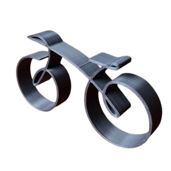 Wire Framed Bicycle Sculpture Minimalistic Simple Style Fine Workmanship Home Decoration Bike Silhouette Ornament