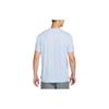 Nike Футболка Pro Dri-Fit Solid Logo с круглым вырезом и коротким рукавом, мужские топы, кобальтово-синие CZ1182-479