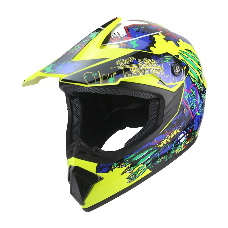 Unisex Off-Road Motorcycle Full Helmet 225 Pink Size 5 Travel Personality Safety Cover Four Seasons Motorbike Riding Helmet