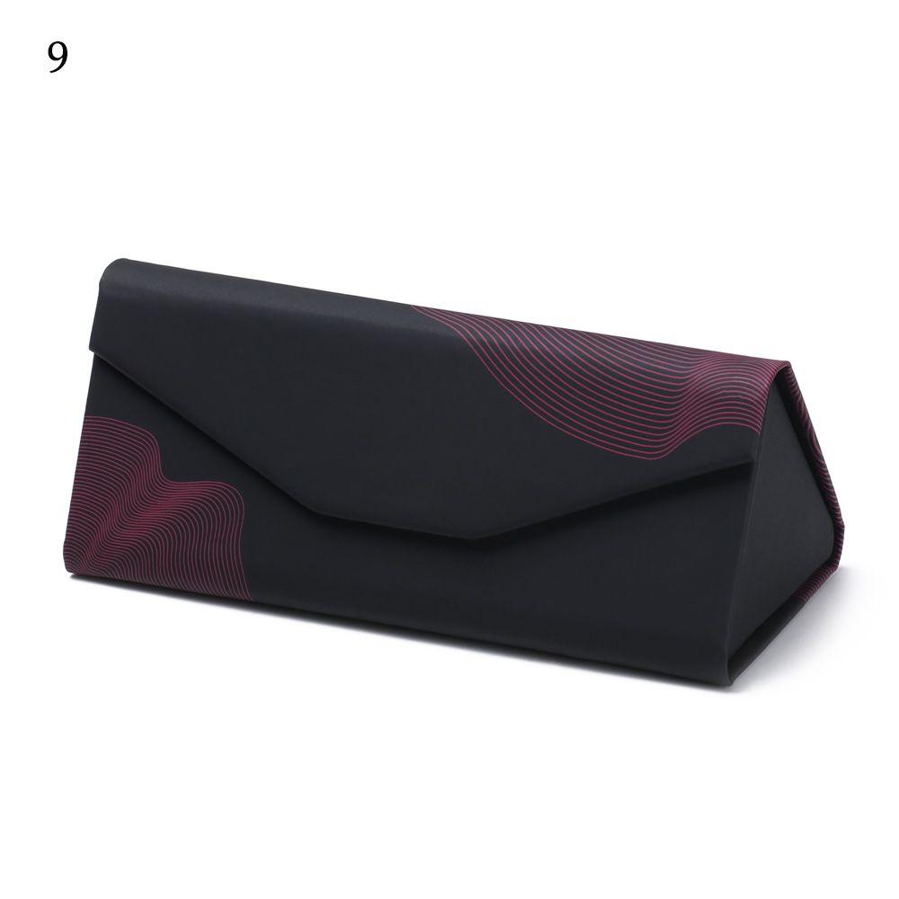 Folding Business Sun Glasses  Box Eyeglasses Accessories Triangle Glasses Box Eyeglasses Case