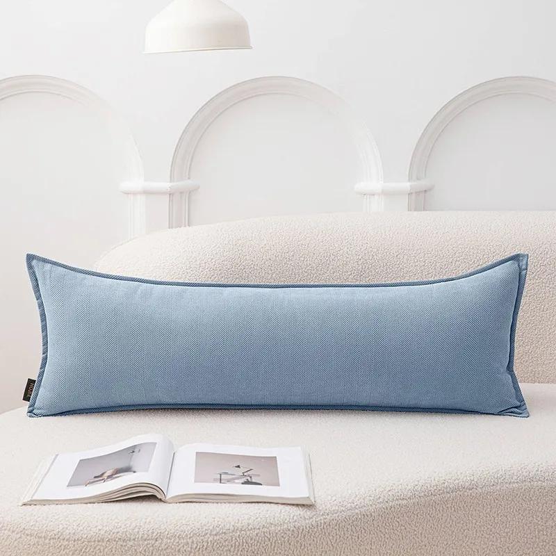 30x120cm Rectangle Throw Pillow Cover Nordic Waist Cushion Cover Home Long Body Couple Lover Pillowcase Home Decoraion