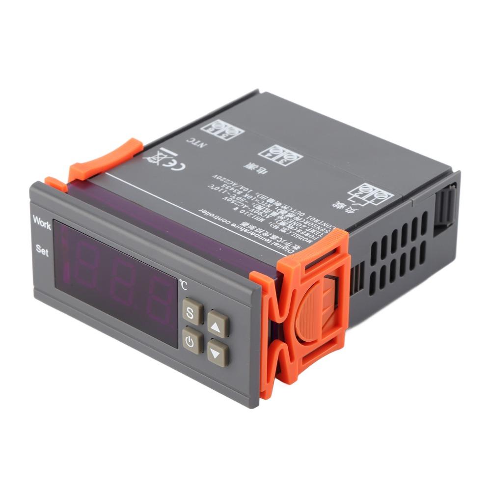 AC 90V~250V Digital Temperature Controller MH1210W Digital Thermostat Temperature Calibration