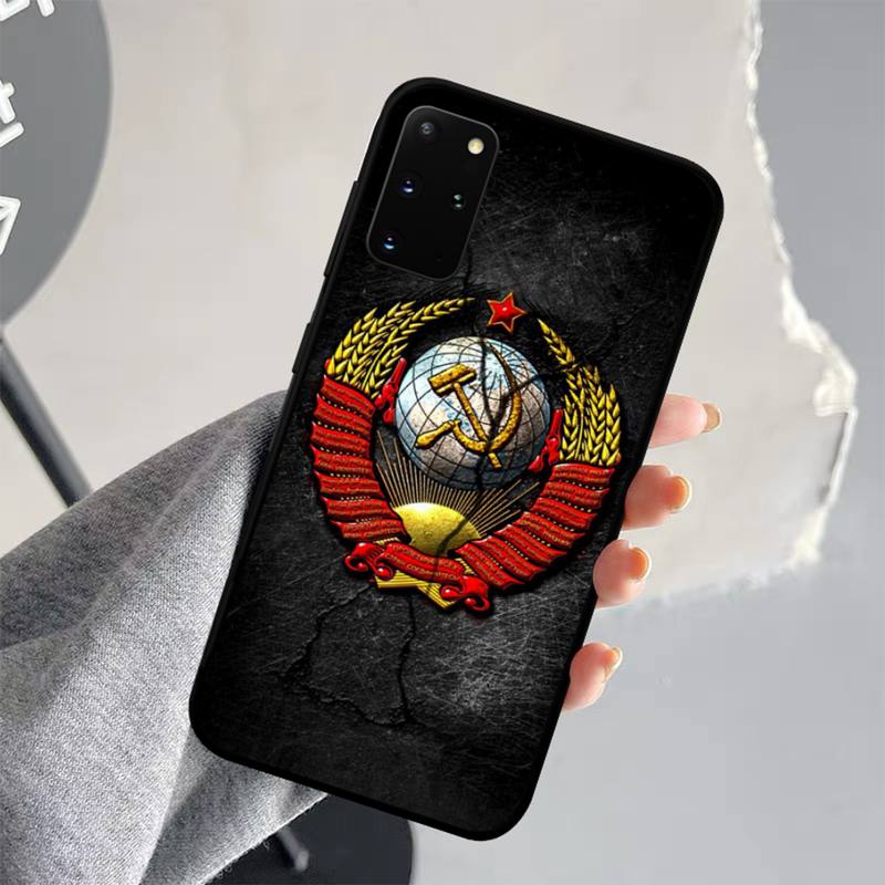 Винтажный чехол для телефона СССР CCCP для Samsung S21 S10 Lite S20 Ultra S9 S8 Plus S7 S6 Edge S5