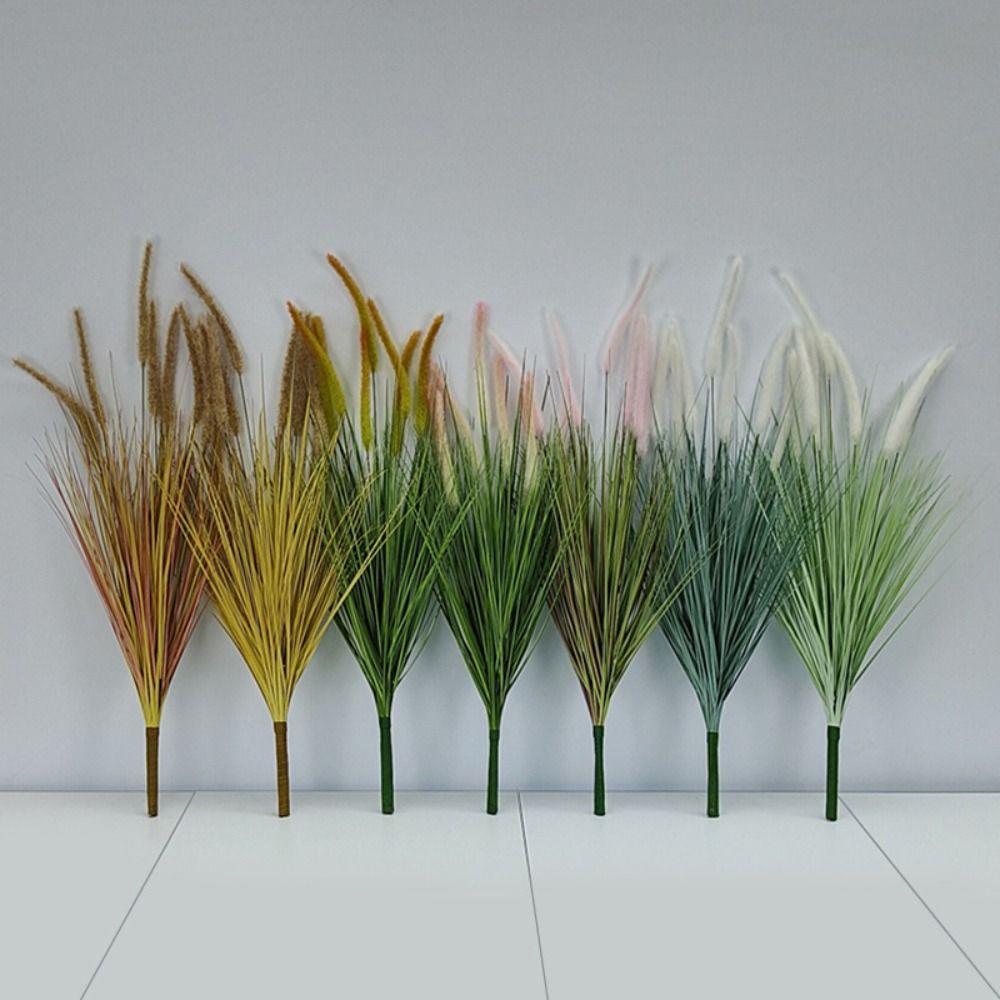 Пластиковый Искусственный Букет Пампасной Травы Большие Искусственные Растения Креативная Шелковая Луговая Трава Осенние Растения