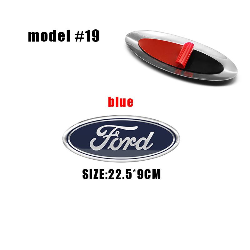 BBAG3 Ford Logo Front Grille Logo Hood Badge Emblem Auto Replacement Accessories For Focus mk2 mk3 Fiesta F150 F250 Ranger Mondeo mk4
