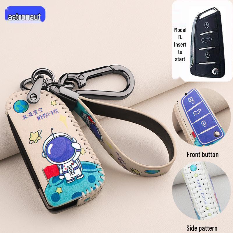 Refine S3, M3, M4, S2 Car Key Cartoon Case with Buckle