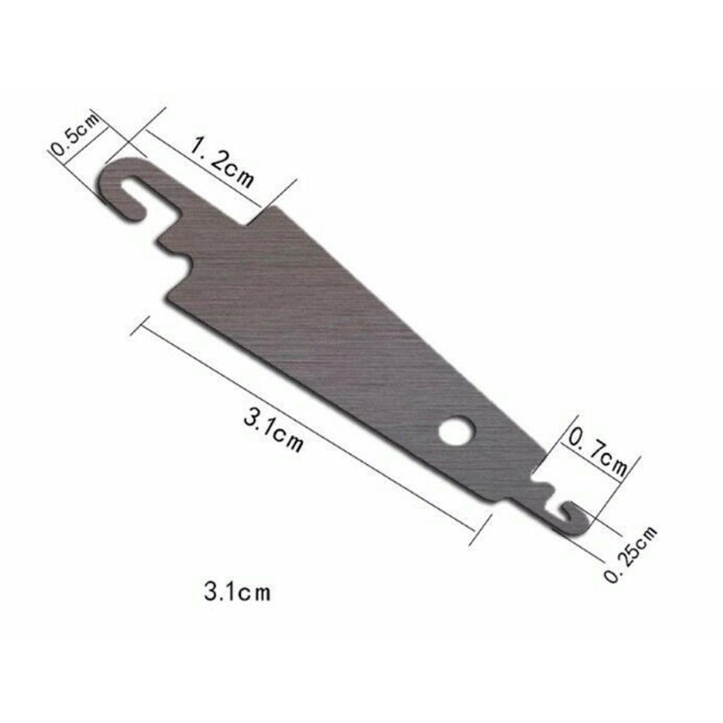 Эргономичные нитевдеватели из нержавеющей стали для ручного шитья и вышивания - Доступны в наборах по 5/10/20 штук