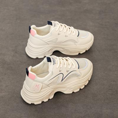 CRLAYDK 2024 Летние женские кроссовки на платформе с массивной подошвой Модные повседневные сетчатые дышащие кроссовки для бега Шоппинг Спорт Теннис