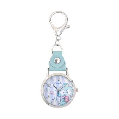Полевой аналоговый карманный часы с Sanrio Милый защелкивающийся механизм Идеально для или KC Часы G Hangyodon Мятный Женский брелок, Персонажи, Защелка, Поездки на работу, Школа,