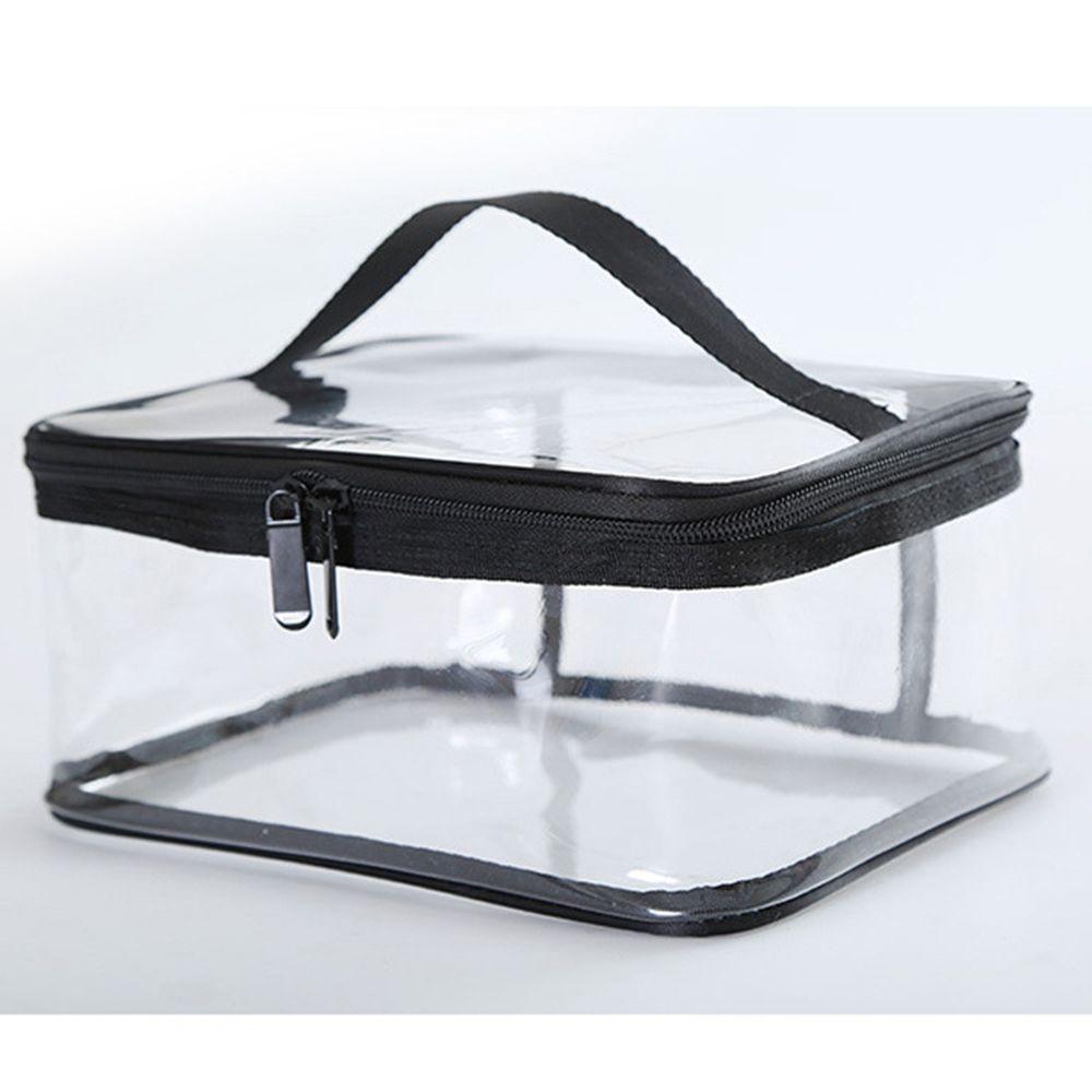 Clear Portable Waterproof Travel Pouch PVC Toiletry Case Cosmetic Bag