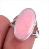 Natural Pink Opal Gemstone 925 Solid Sterling Silver Jewelry Ring Size 7 D3t67