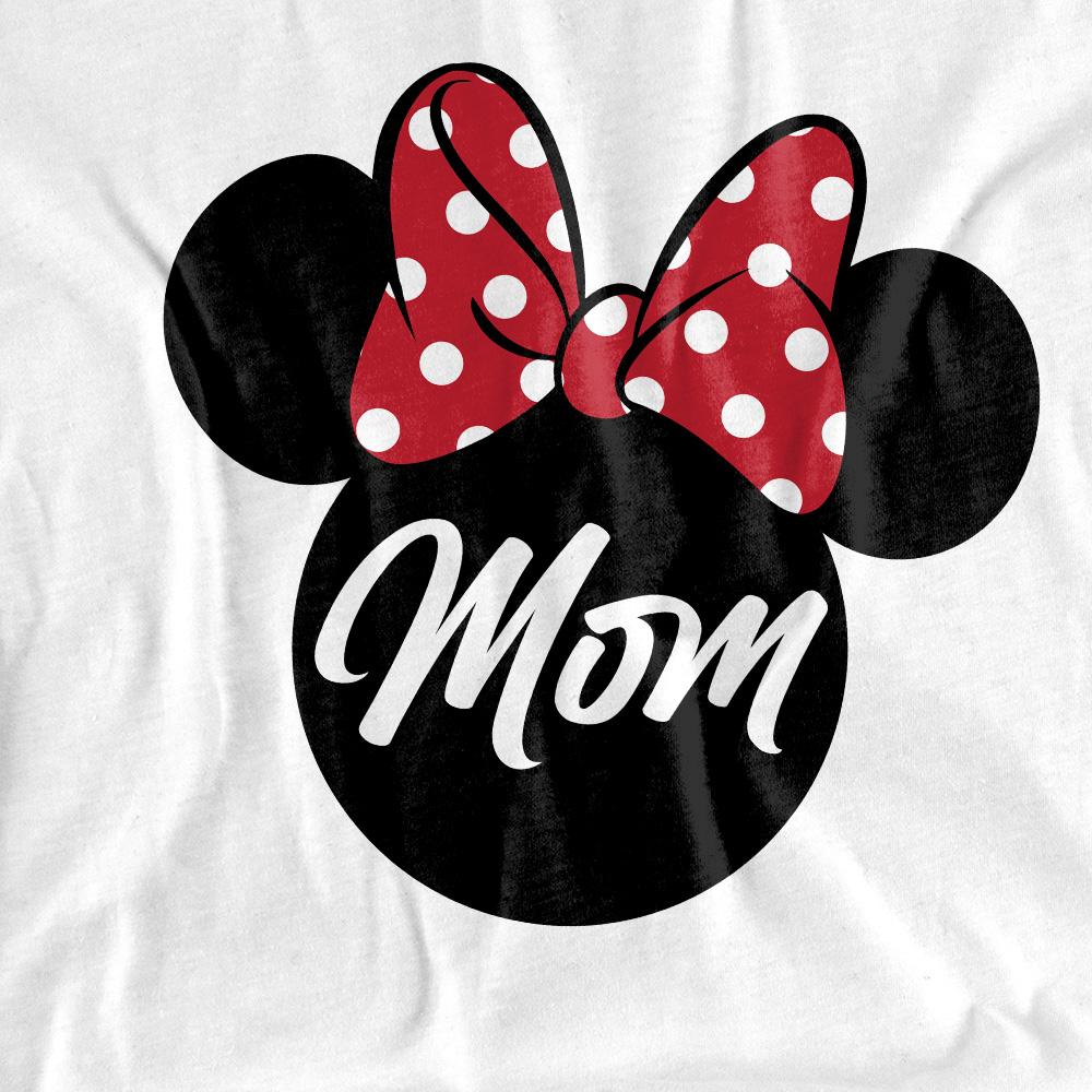 Minnie Mouse Футболка унисекс для взрослых Mom In Ears ко Дню матери