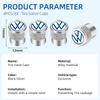 VW GTI GOLF 2026 Hot For VW VOLKSWAGEN 4pcs/set Car Tire Valve Cap Car Styling Accessories For Volkswagen Golf-5 6 7 Bora Jetta