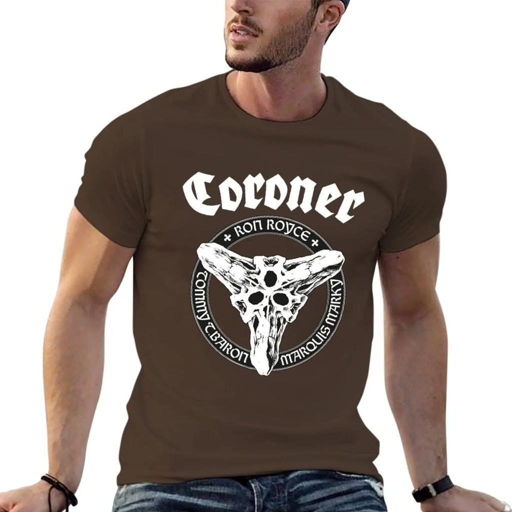 Футболка Masked Coroner хлопковые футболки с графикой мешковатые футболки аниме фигурки базовая футболка мужская дизайнерская одежда