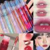 Silky Water Glide Lip Gloss Mirror Beep Lip Glaze Jelly Lip Gloss Hydrating Student Cosmetics Lip Gloss Long-lasting Waterproof Lipstick Non-stick