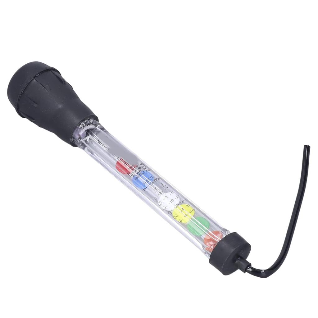 Автомобильный ареометр-тестер для антифриза и охлаждающей жидкости, Качественный анализатор, Материал АБС и Резина, Прозрачная стеклянная трубка, Инструмент для быстрого обнаружения