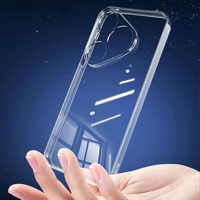Чехол для Huawei Pura 90 Pro Max Ультратонкий Прозрачный Мягкий ТПУ Задняя Крышка для Huawei Pura 90 Pura90 Pro Прозрачный Чехол Pura90ProMax