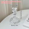 1PC Retro Crystal Candle Holder - Glass Romantic Candlelight Dinner Wedding Photography Props - Halloween Decorations