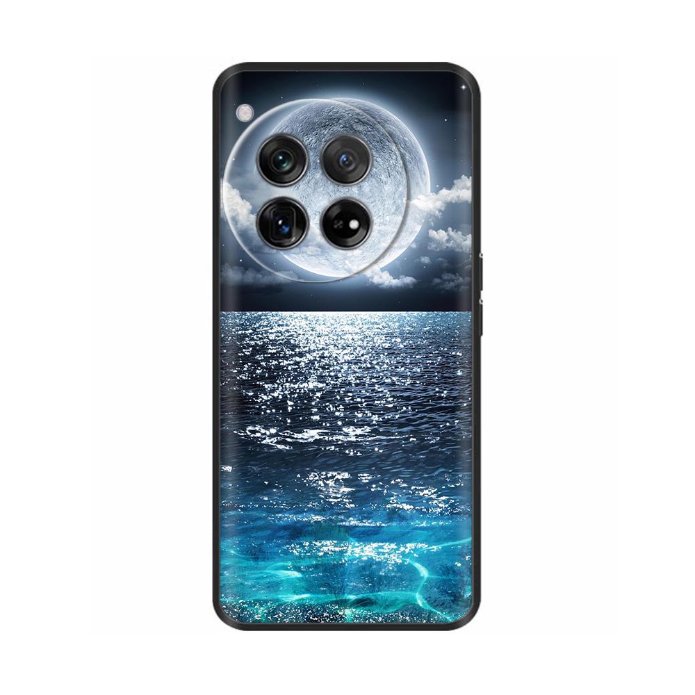 For OnePlus 12 Case Marble TPU Silicone Soft Phone Cases Cover For OnePlus 12 5G CPH2581 6.82" OneMore 12 Colorful Painted Capa