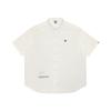 Aape logo-appliqué cotton shirt AAPSRM8475XXM