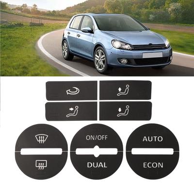 Для кнопки GOLF Mk5 наклейка для ремонта кнопки PASSAT высококачественная виниловая кнопка