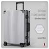 Ping Travel Suitcase: Large Capacity 28-Inch Leather Trolley with Lock for Men and Women, Compact Carry-on for Students.