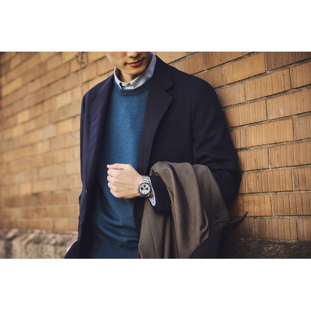 [Часы Seiko] Prospex SPEEDTIMER Solar Chronograph SBDL085 мужские серебристые