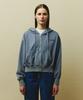 Толстовка с молнией Plac Women Basic Синяя