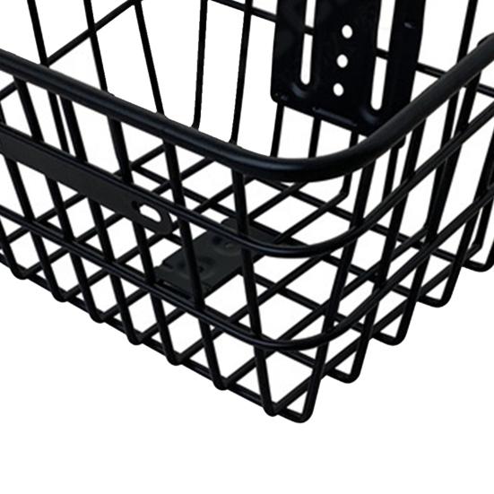 Front Bike Basket with Screws Large Capacity Strong Load-bearing Rustproof Mountain Road Bicycle Basket Replacement