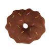 Round Shape Dog Chew Ring Plush Surface Puppy Play Toy Squeaky Pet Toy  Daily Pet Entertainment