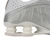 Nike Shox R4 White Metallic женские кроссовки Metallic-Silver Max-Orange AR3565-101